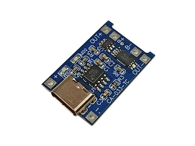 TP4056/4056ES modul nabíjení Li-ion s USB-C a vybíjecí ochranou