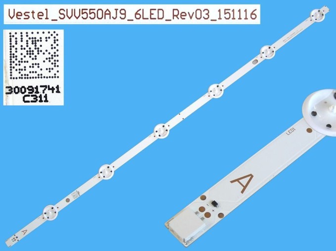 LED podsvícení 533mm, 6 D-LED pro LCD TV