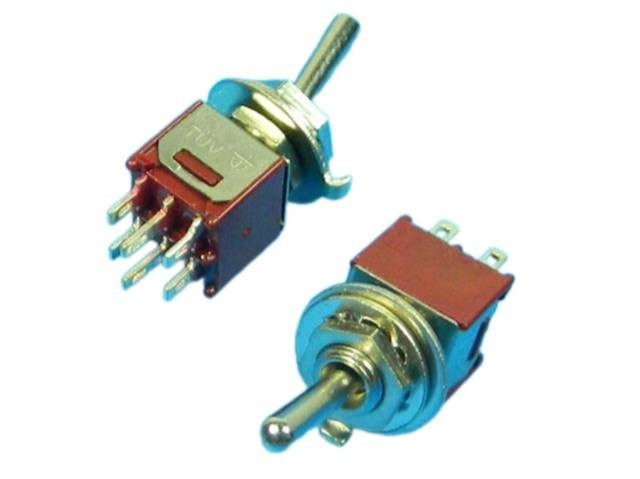 Páčkový přepínač 3 polohy ON-OFF-ON TSSM2032A1