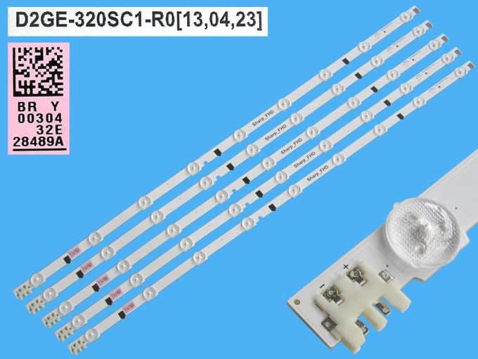 LED podsvit pro Samsung a Sharp 32" FHD - 5 pásků, 655mm