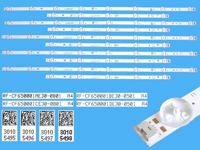 LED podsvit sada Vestel RF-CF650001 pro 65" LCD TV