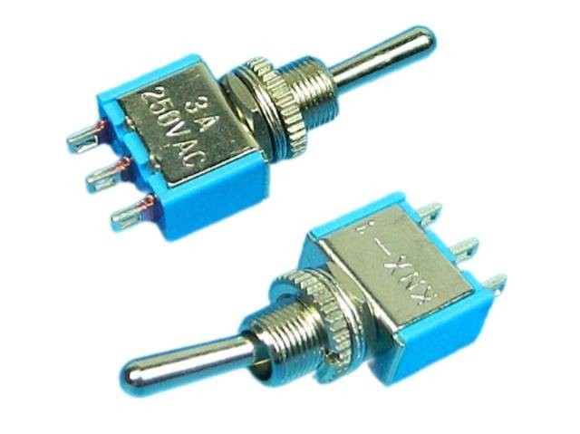 Páčkový přepínač 3 polohy ON-OFF-ON TSX2