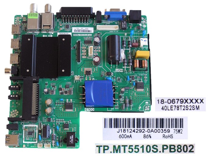 Hlavní deska LCD modulu Vivax LED TV-40LE78T2S2SM