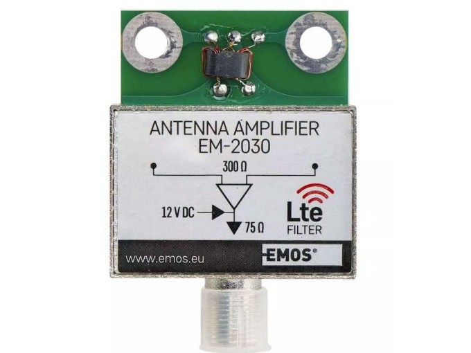 Anténní zesilovač DVB-T EM-2030 s zesílením 30dB