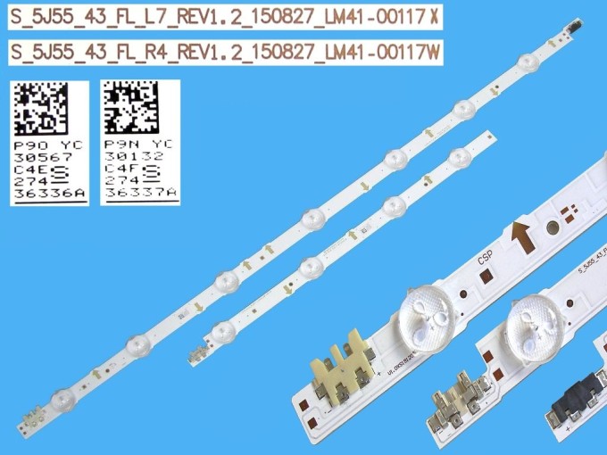 LED podsvit 888mm sada Samsung BN96-36336A a BN96-36337A