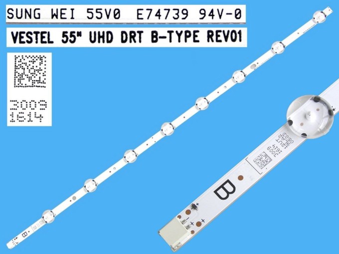 LED podsvícení 535mm, 8 LED pro LCD panely 50"