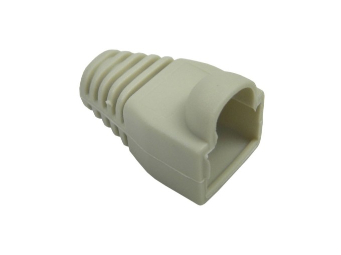 Šedá krytka konektoru RJ45 - 5,8mm