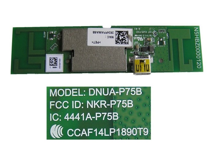WiFi LCD LED modul Panasonic DNUA-P75B