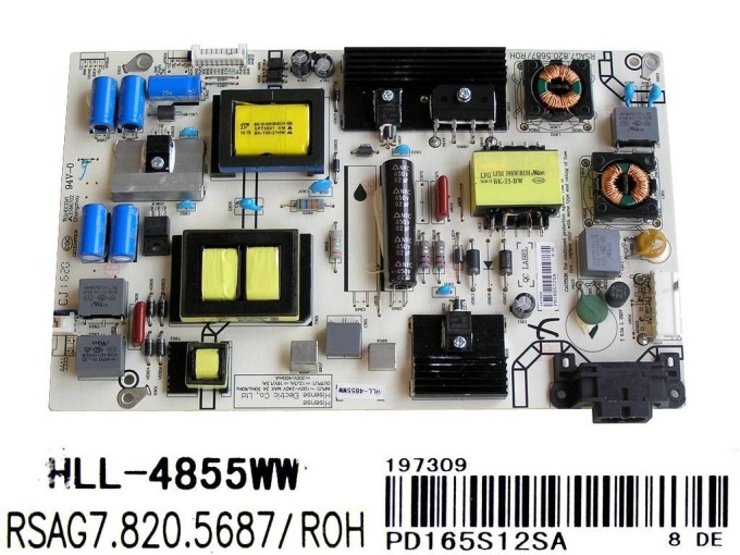 LCD modul zdroj HLL-4855WW / SMPS Power board RSAG7.820.6687/ROH