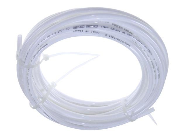 Hadička k filtru na vodu 1/4" 10m bílá LLDPE pro americké lednice