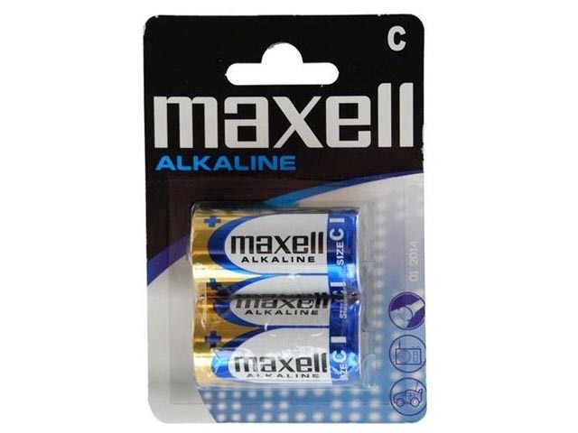 Baterie LR14 Baby Maxell Alkaline 2 ks