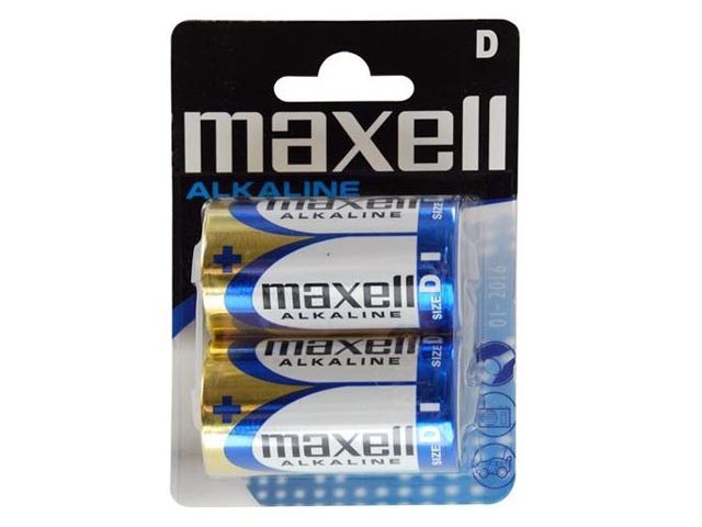 Baterie LR20 Alkaline Maxell - 2 ks