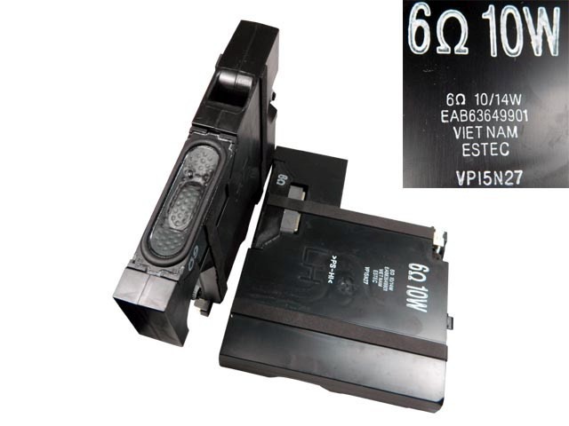 Širokopásmový reproduktor TV LCD 6 Ohm 10W/14W EAB63649901 LH