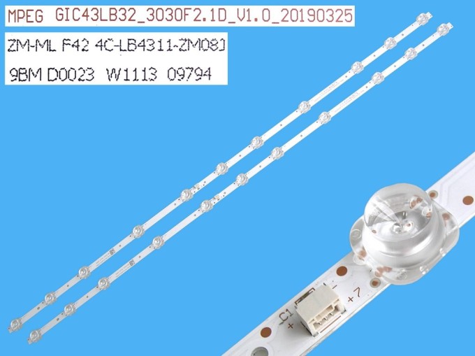 LED podsvit sada Thomson 4C-LB4311-ZM08J - 2 pásky 804mm