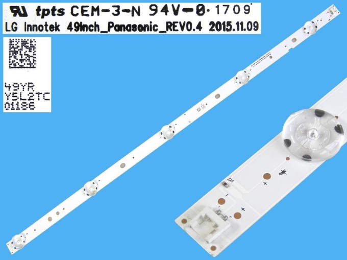LED podsvit 510mm, 5 LED pro LCD TV - LG Innotek 49inch, Panasonic