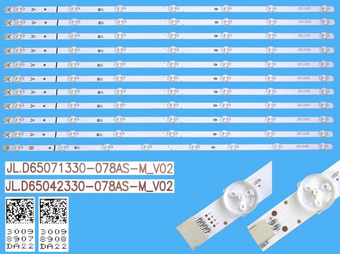 LED podsvit 707mm sada Vestel 23656103 - 11 kusů