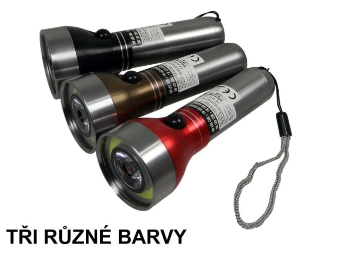 LED Svítilna Konnoc SP-J003 / S-122 s 3W a 1W Svícením