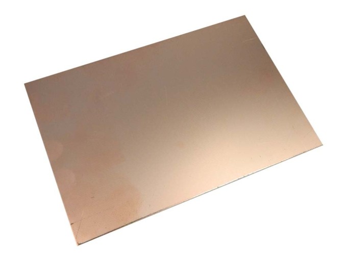 Cuprextit dvouvrstvý laminát 100x150 mm 1,5 mm