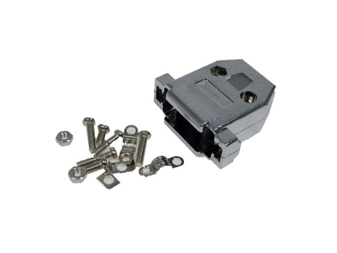 Konektor CANNON 15/26 pin - plastová krytka pokovená stíněná