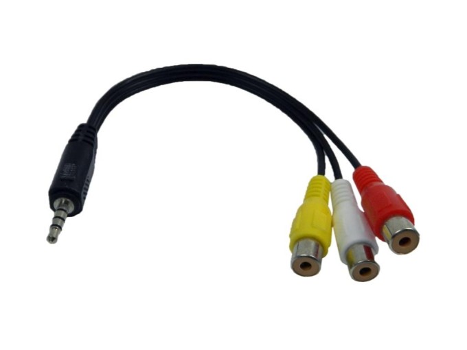 Kabel redukce 3.5mm jack na 3xCINCH 15cm