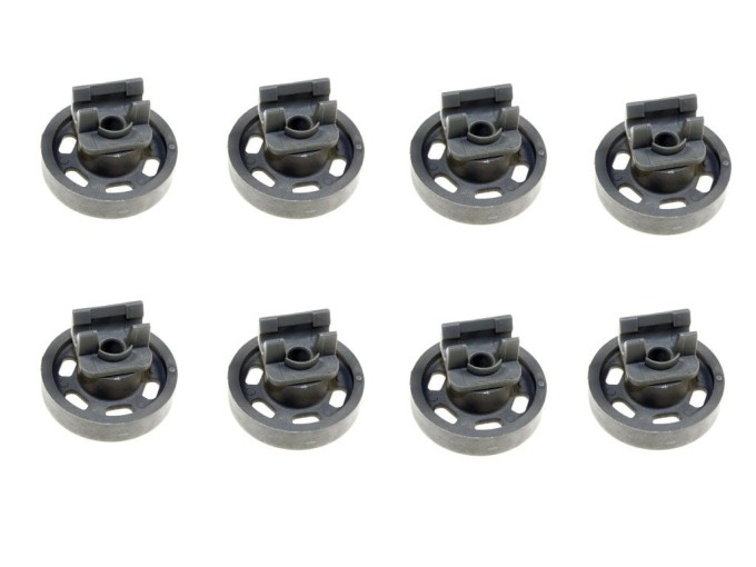 Kolečko spodního koše myčky - sada 8 ks pro AEG, Electrolux, Zanussi