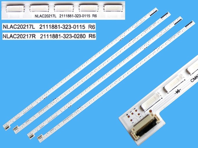 LED podsvit EDGE 340mm sada pro Sony 55" LCD TV - 4 kusy