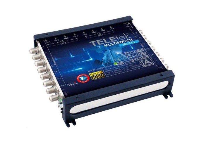 TeleTek 9/16 Multiswitch pro 2 Družice