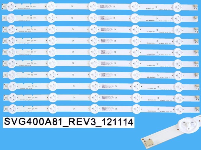 LED podsvit sada Sony 10 pásků 395mm D-LED BAR SVG400A81