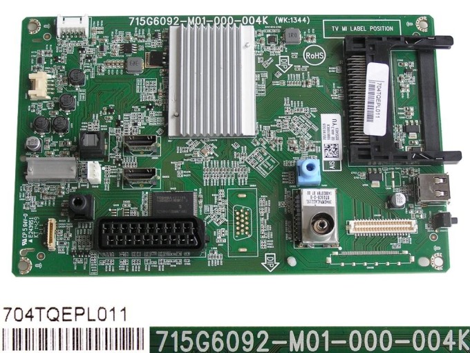 Základní deska LCD LED 705TXESC6 704TQEPL011 pro Philips 32PFH4309/88