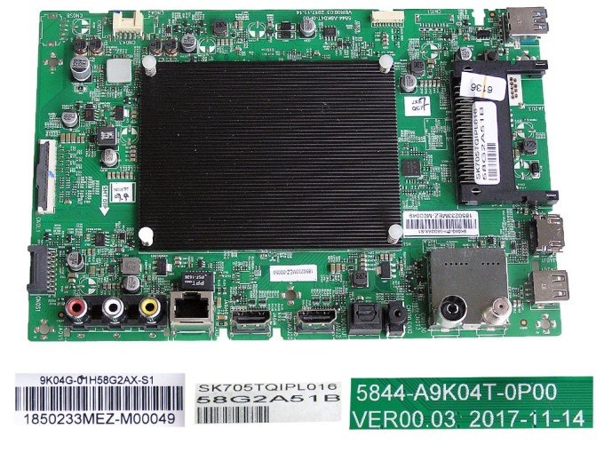 Základní deska Metz 58G2A51B / Main board 1850233MEZ-M00049