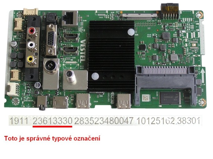LCD základní deska 17MB230 pro Hyundai ULW65TS643SMART a Gogen TVU65W652STWEB