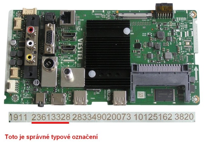 LCD modul základní deska 17MB230 pro Hyundai ULW65TS643SMART a Gogen TVU65W652STWEB