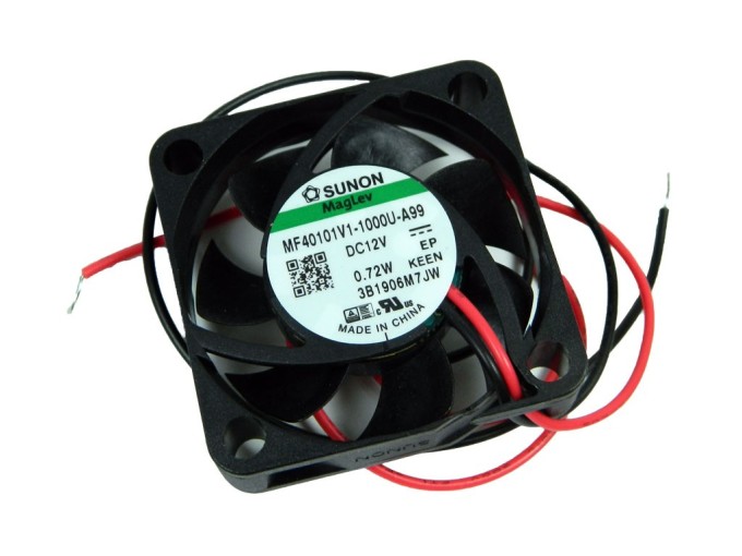 Axiální ventilátor 40x40x10mm 12V 51mA Sunon MagLev MF40101V1-1000U-A99