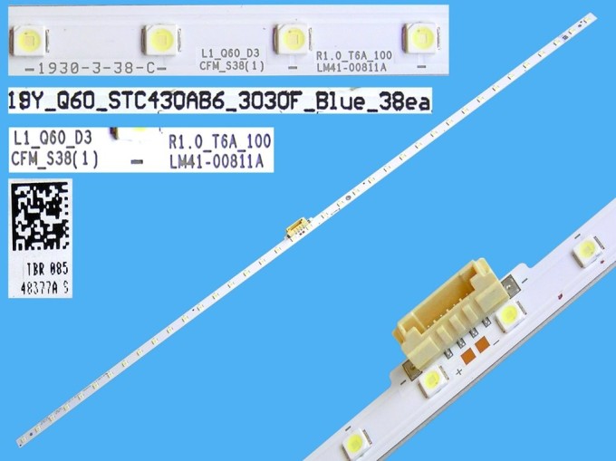 LED podsvit EDGE 462mm pro Samsung 43Q série
