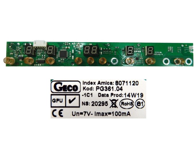 Modul elektroniky pro indukční varnou desku Amico 8071120 PG361.04