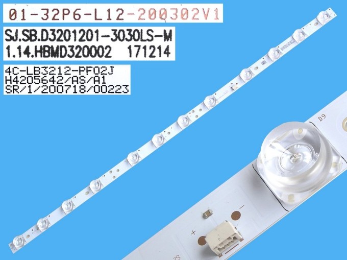 LED podsvit 590mm, 12 D-LED pro TCL a Thomson