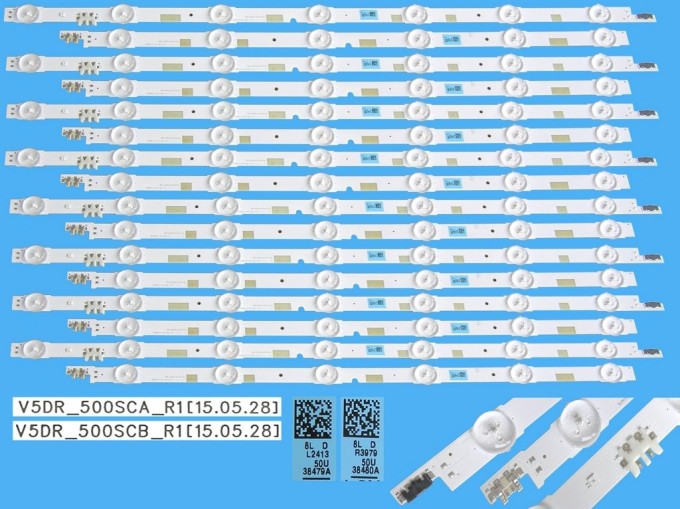 LED podsvit sada Samsung 16 pásků BN96-38479A + BN96-38480A pro 50" TV