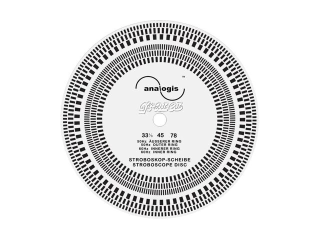 Stroboskopický disk pro gramofony Perfect Pitch Analogis 6108