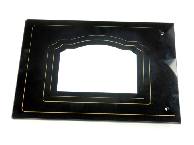 Přední sklo dvířek mikrovlnné trouby GORENJE MO4250CLB 481427