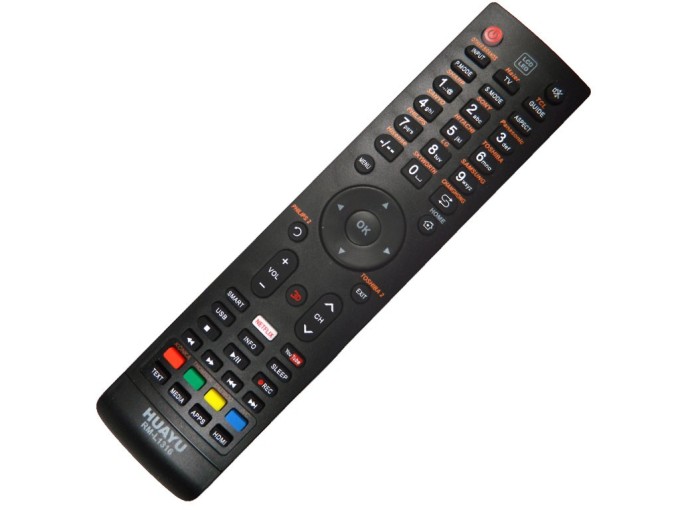 RM-L1316 Univerzální dálkový ovladač HUAYU pro televizory Sharp, Sanyo, Philips, Hisense, TCL, Konka, JVC, Sony, Hitachi, LG