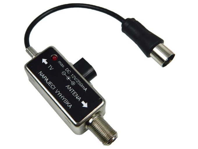 Napájecí výhybka pro anténní zesilovače F/IEC
