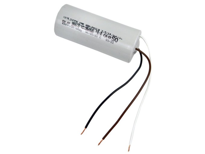 Dvojitý rozběhový kondenzátor 3,5uF / 14,5uF 450V