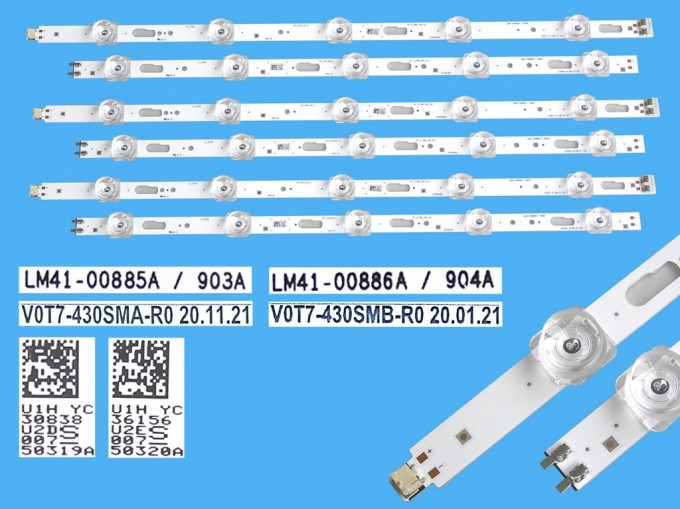 Sada LED podsvícení Samsung V07T-430SM pro LCD panely 43"