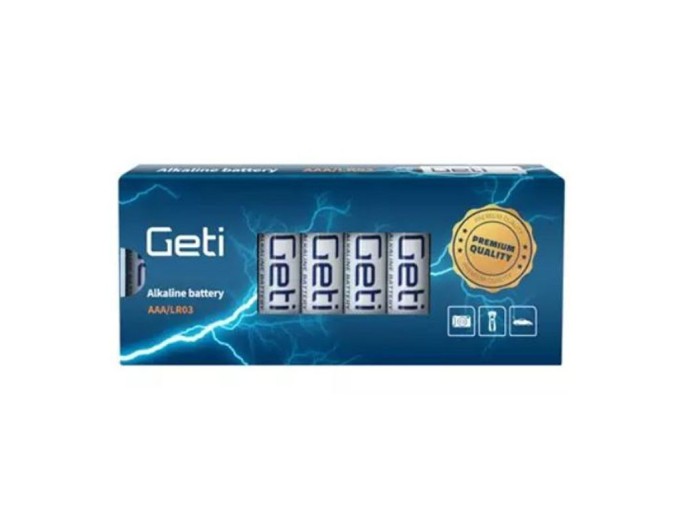 Geti Alkalická Baterie AAA LR03 - Balení 10ks
