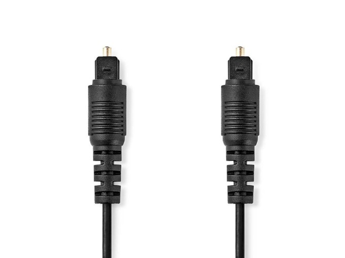 Optický kabel TOSLINK 2m Nedis CAGP25000BK20