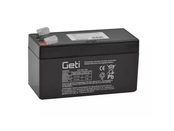 Olověný akumulátor 12V / 1,2Ah Geti