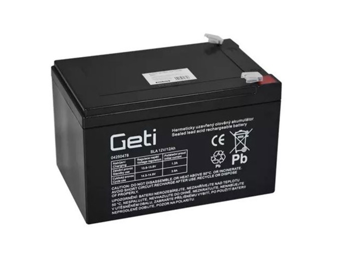 Olověný akumulátor 12V 12Ah Geti