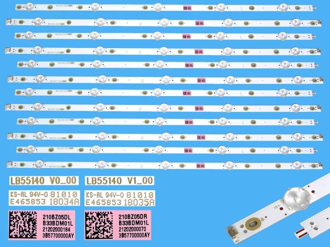 Philips 705TLB55B33BDM01L LED podsvit sada pro 55" LCD panely