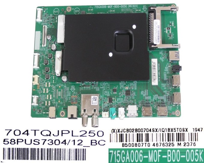 LCD LED základní deska Philips XJCB02B00704SX/IQ1BX5T0SX