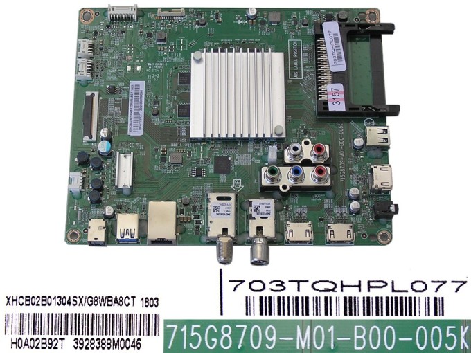 Základní deska Philips XHCB02B01304SX/G8WBA8CT pro LED TV 49PUS6162/12